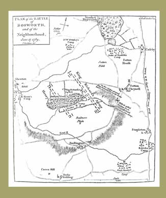 Map of Bosworth Field